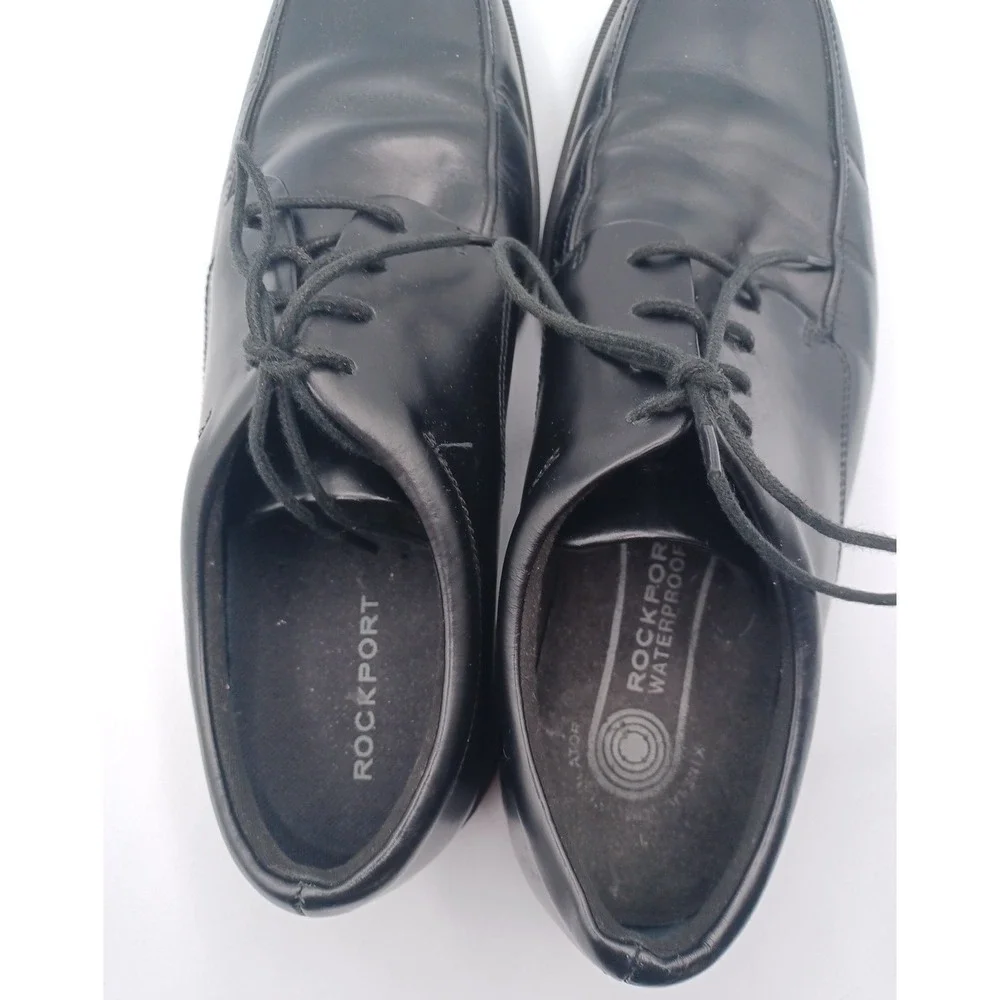 Rockport Evander Waterproof Dress Shoes Men's Size 10.5 K71057 Oxfords Lace‎ Up